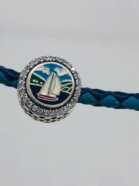 ✨✨Pandora SML Smith Mountain Lake Bead Charm S925 Sterling Silver